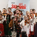 Członkowie Solidarności w Ludźmierzu