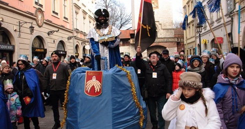 Orszak Trzech Króli Kraków 2026 - część niebieska