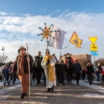 Uliczne jasełka w Głogowie