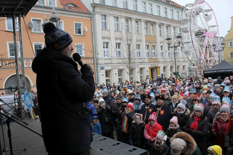 Kolędowanie na rynku