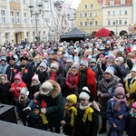 Kolędowanie na rynku