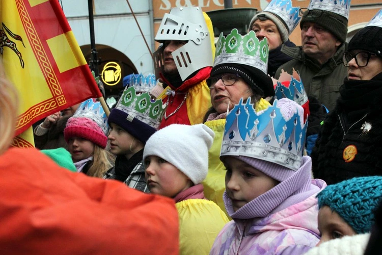 Kolędowanie na rynku