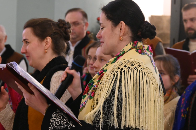 Z kolędowym repertuarem