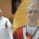 Gotowa mozaika z wizerunkiem papieża Leona