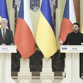 Prezydent Czech Peter Pavel i Prezudent Ukrainy, Wołodymyr Zełenski