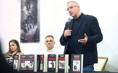 Była możliwość, aby porozmawiać z autorem także o innych wątkach, które porusza w swoich publikacjach. 