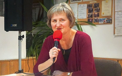 Łucja Bartoszewska, prezes zabrzańskiego hospicjum. 