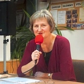 Łucja Bartoszewska, prezes zabrzańskiego hospicjum. 