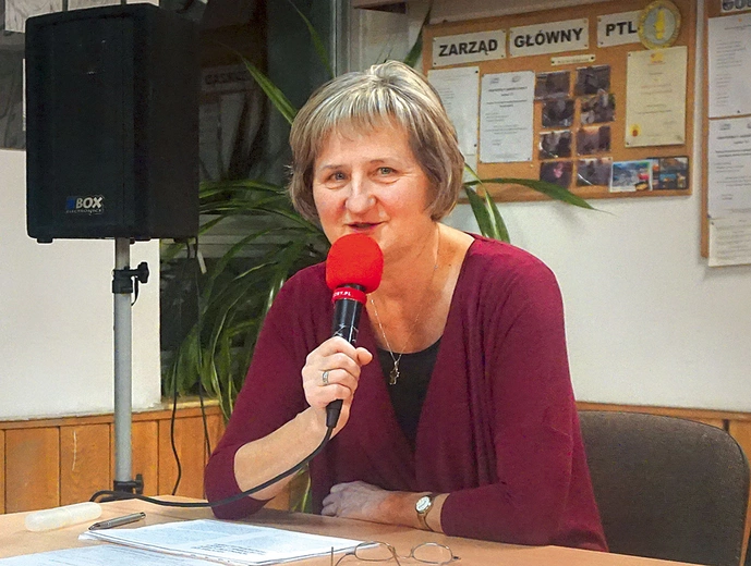 Łucja Bartoszewska, prezes zabrzańskiego hospicjum. 