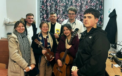 Katolickie Stowarzyszenie Młodzieży po kolędzie w zielonogórskim akademiku