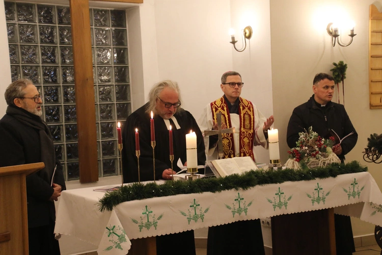 Płock. Modlitwa ekumeniczna w zborze