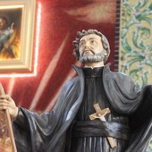 Pogórska Wola. Poświęcenie figury św. Andrzeja Boboli