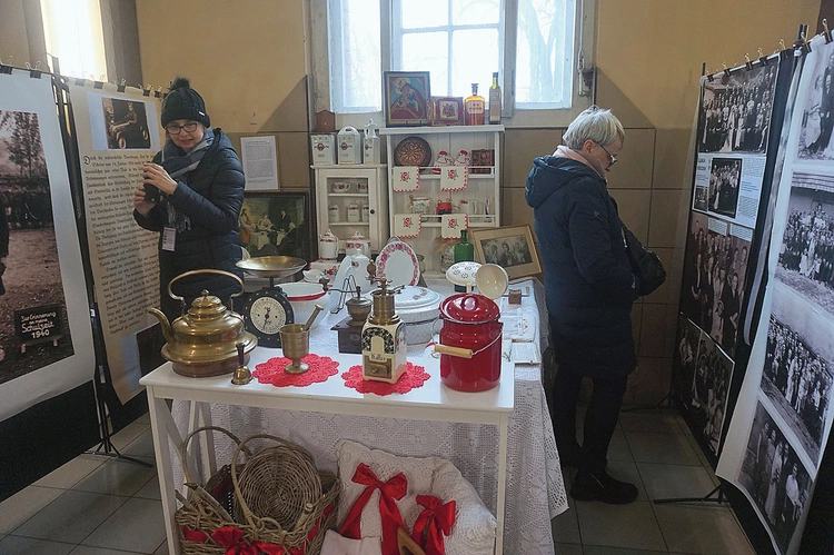 Fragment wystawy w parafii św. Andrzeja w Zabrzu (25 stycznia 2026 r.).