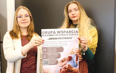 Wiktoria Urbańczyk (z prawej) i Kamila Rzepka, diecezjalny doradca życia rodzinnego, zachęcają  do uczestnictwa w spotkaniach.