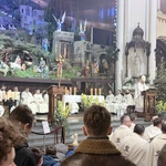 Adoracja żłóbka Liturgicznej Służby Ołtarza