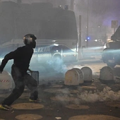 Podczas zamieszek w Turynie