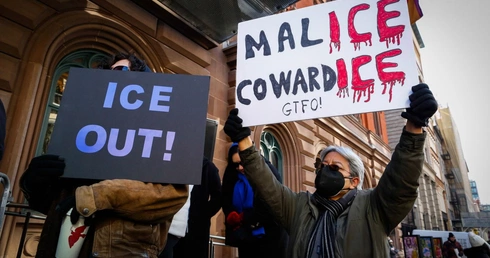 Część Ameryki protestuje