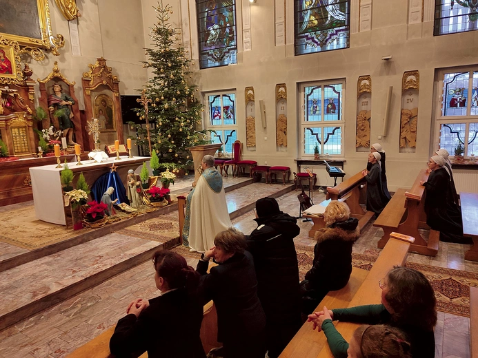 Czas świętowania nie pominął spotkania z Najważniejszym. 