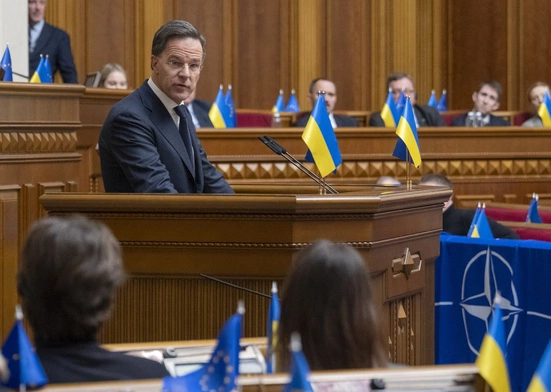 Sekretarz Generalny NATO, Mark Rutte w Kijowie