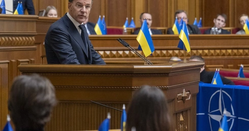 Sekretarz Generalny NATO, Mark Rutte w Kijowie