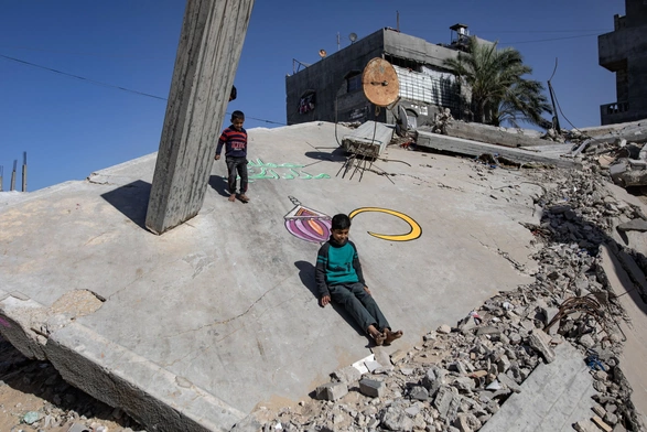 Ot, taki plac zabaw w Strefie Gazy