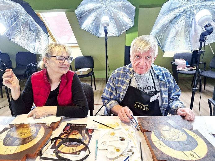 Każdy pisał ten sam wizerunek Chrystusa, a jednak efekty były odmienne.  