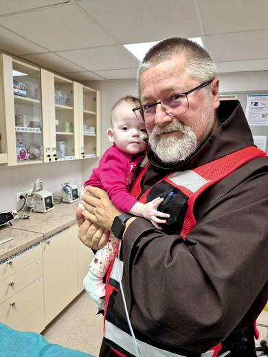 O. Filip Buczyński z Emilią. 