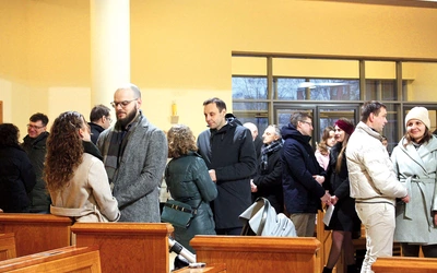 Odnowienie przyrzeczeń małżeńskich w Kościele św. Jacka w Gliwicach.  