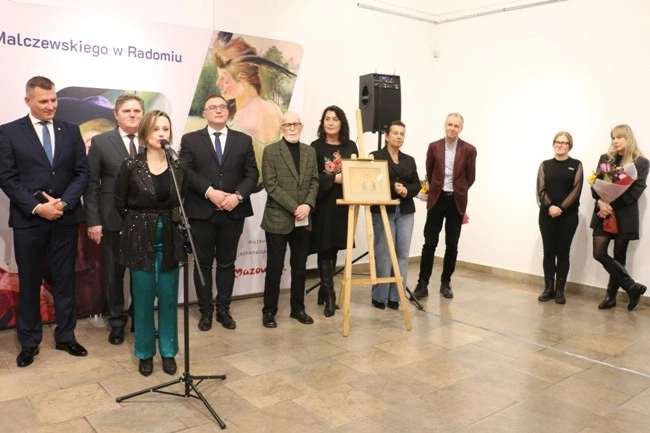 Wernisaż wystawy "Rafał Malczewski. Narty, dansing, brydż"