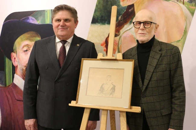 Wernisaż wystawy "Rafał Malczewski. Narty, dansing, brydż"