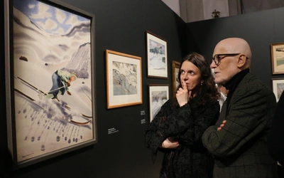 Wernisaż wystawy "Rafał Malczewski. Narty, dansing, brydż"