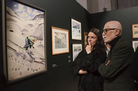 W wernisażu uczestniczył Jacek Turski. Rafał Malczewski był ojczymem jego mamy.