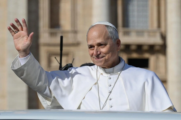 Leon XIV na Placu św. Piotra