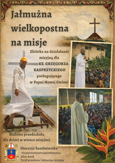 Jałmużna wielkopostna na misje