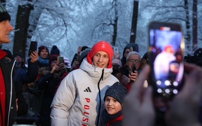 Kacper Tomasiak uroczyście powitany w Bystrej