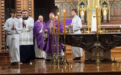 Popielec w katedrze gliwickiej