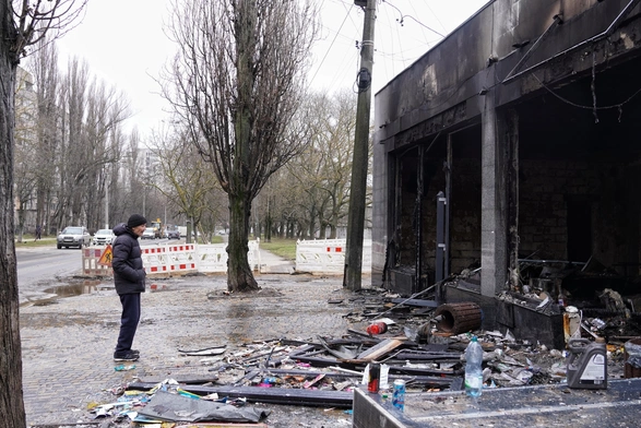 Po kolejnym ataku na Odessę, 17 lutego