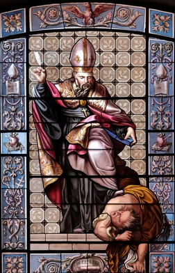 Św. Augustyn pokonujący herezję.