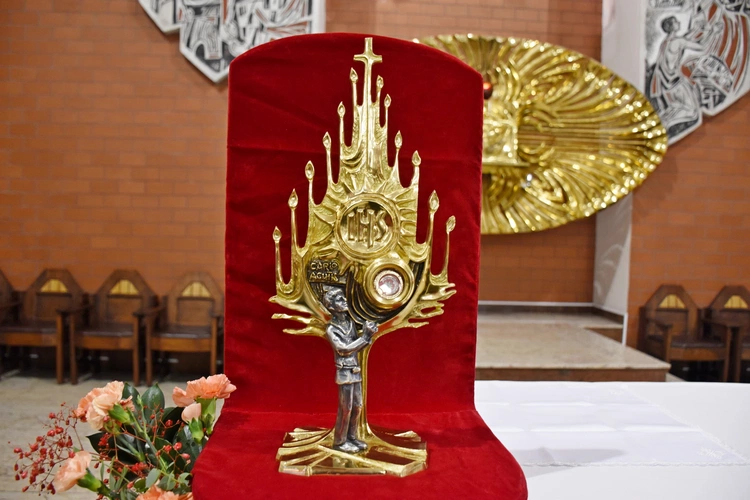 Wprowadzenie relikwii św. Carlo Acutisa
