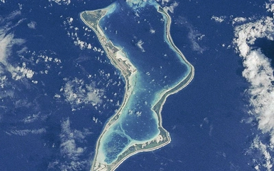 Najbardziej znana z wysp archipelagu, Diego Garcia