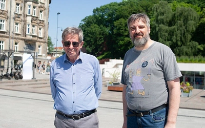 Andrzej Zoll z synem, Fryderykiem