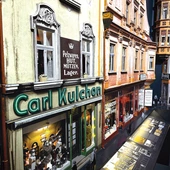 Fragment makiety opolskiego  rynku.