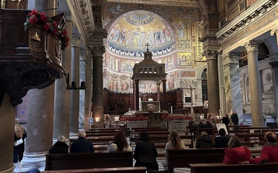W rzymskiej bazylice Matki Bożej na Zatybrzu