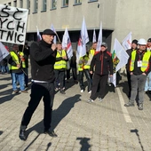 Katowice. Protest pracowników Holdingu KW