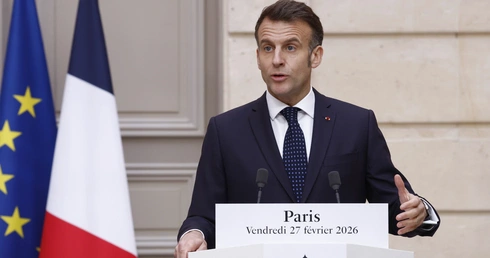 Prezydent Francji Emmanuel Macron