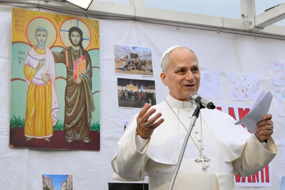 Papież odwiedza parafię Wniebowstąpienia Pańskiego w dzielnicy Quarticciolo