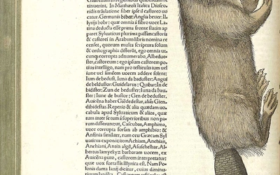 Częściowo wodny, niegdyś postny ssak.