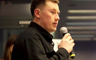 Vlad Zadorin, obrońca Wyspy Węży, obecnie mieszkaniec Opola.