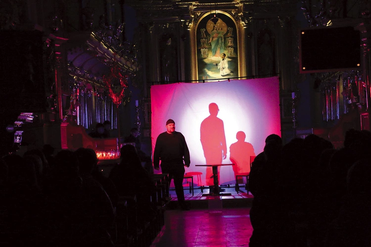 W spektakl zaangażowanych było siedem osób z salezjańskiego oratorium.