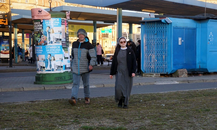 Posiłek na bytomskim dworcu